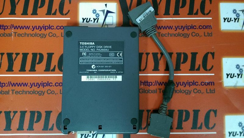 TOSHIBA 3.5 FLOPPY DISK DRIVE PA2669U - PLC DCS SERVO Control